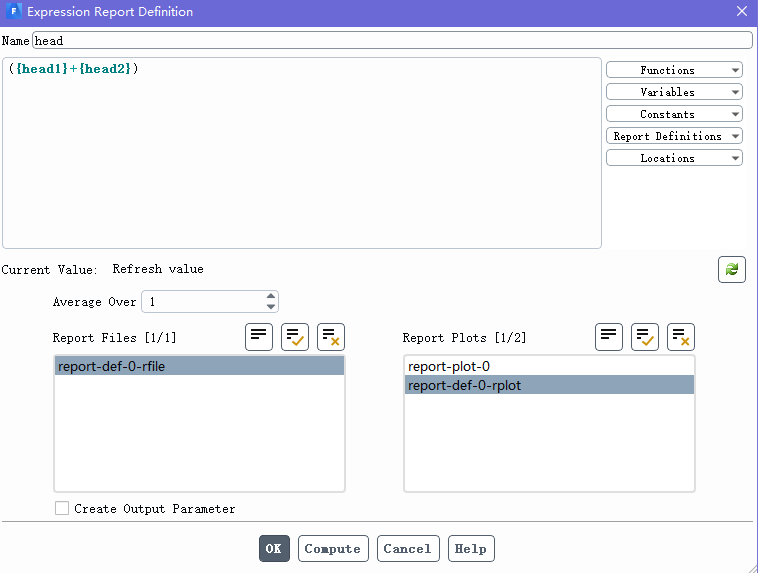 Fluent中监测扬程的公式编辑、无量纲化以及单位变更